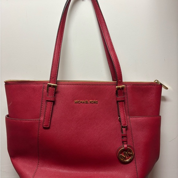 Michael Kors Handbags - Michael Kors Cherry Red Tote